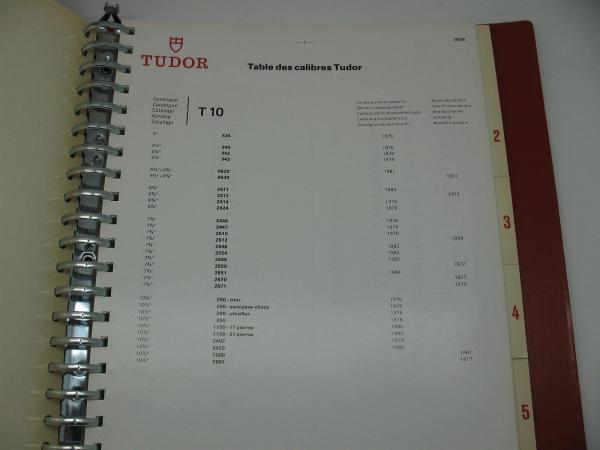 Tudor Ersatzteilkatalog T10 /1979