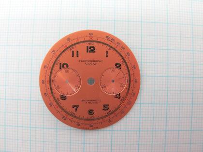 Vintage Chronographe Suisse Zifferblatt