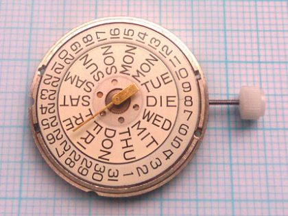 ETA Quarzwerk mit Tag/Datum