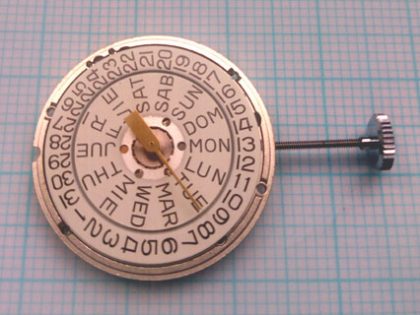 ETA Quarzwerk mit Tag/Datum