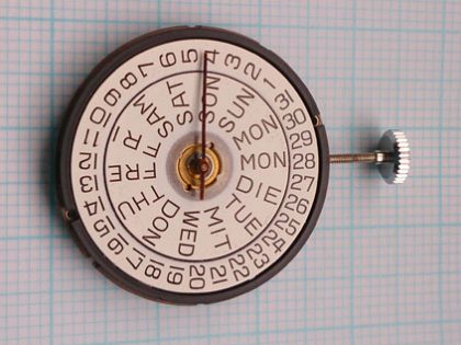ESA Quarzwerk Tag/Datum