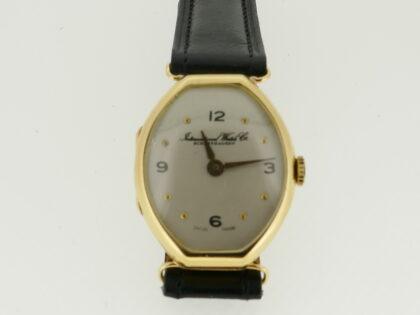 IWC Handaufzug in Gold ca. 1910