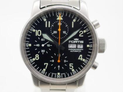 ZENO Chronograph Automatik Tag Datum Stahl