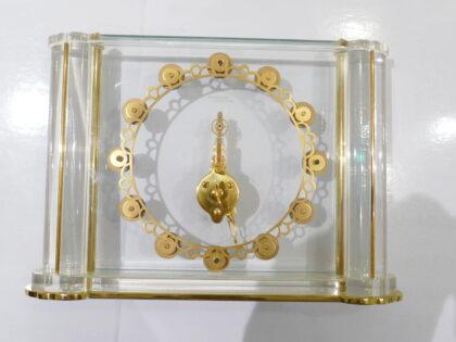 Jaeger-LeCoultre Plexiglas Stabskelett-Uhr ca. 1960/70