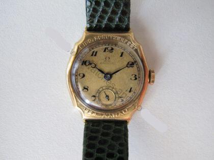 Omega Schützenuhr 1924 Aarau Gold