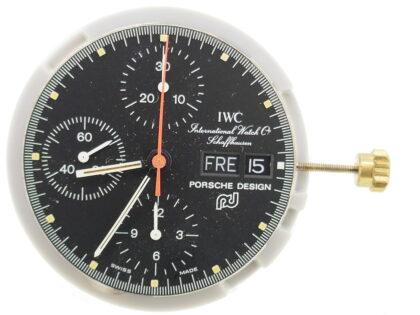 IWC Chronographen Werk für Porsche Design + Blatt + Zeiger